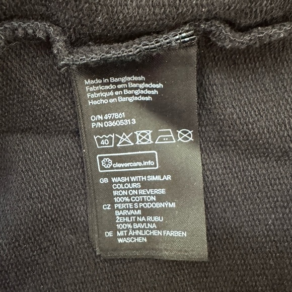 Divided Black 'Manhattan' Crew Neck Oversized Sweater (S) - Picture 8 of 8